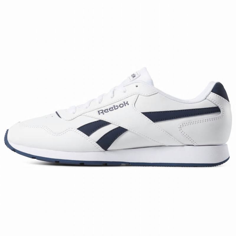 Reebok Royal Glide Tenisky Panske - Biele/Námornícka Modrá ZV3098ZX